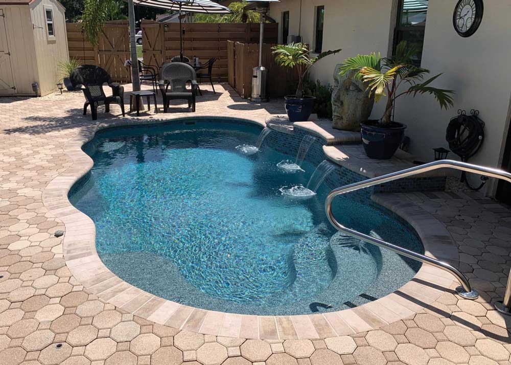 Plunge Pool Installation Lafayette swimming pool contractor Crown Pools