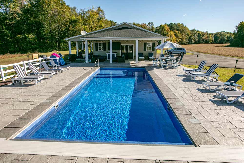Pool Decking & Outdoor Living Lafayette swimming pool contractor Crown Pools